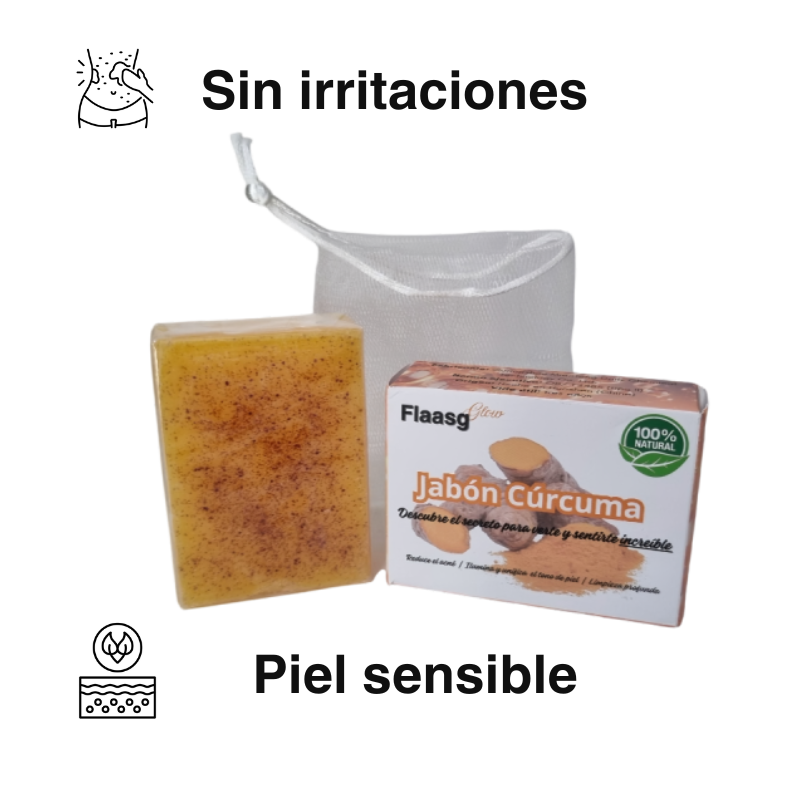 Jabón de Cúrcuma (3X2) + 2 Cremas y 1 Guía GRATIS
