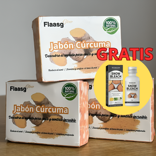 Jabón de Cúrcuma (3X2) + 2 Cremas y 1 Guía GRATIS
